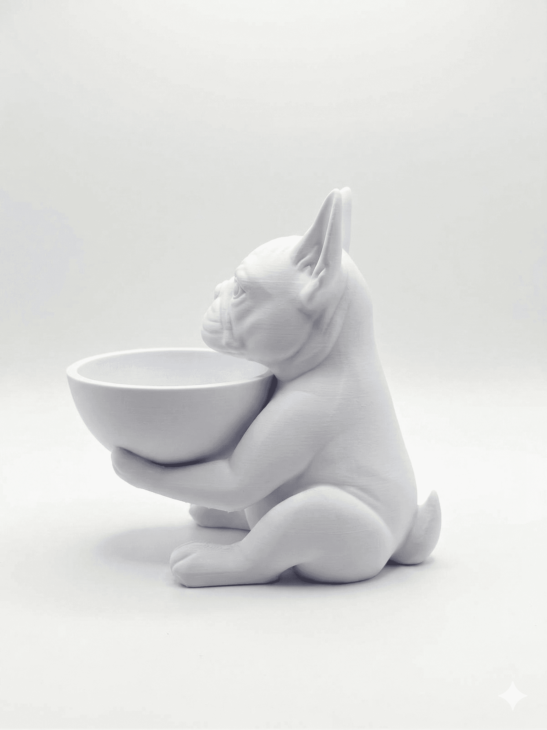 Buldogue Francês 3D — Lado Esquerdo