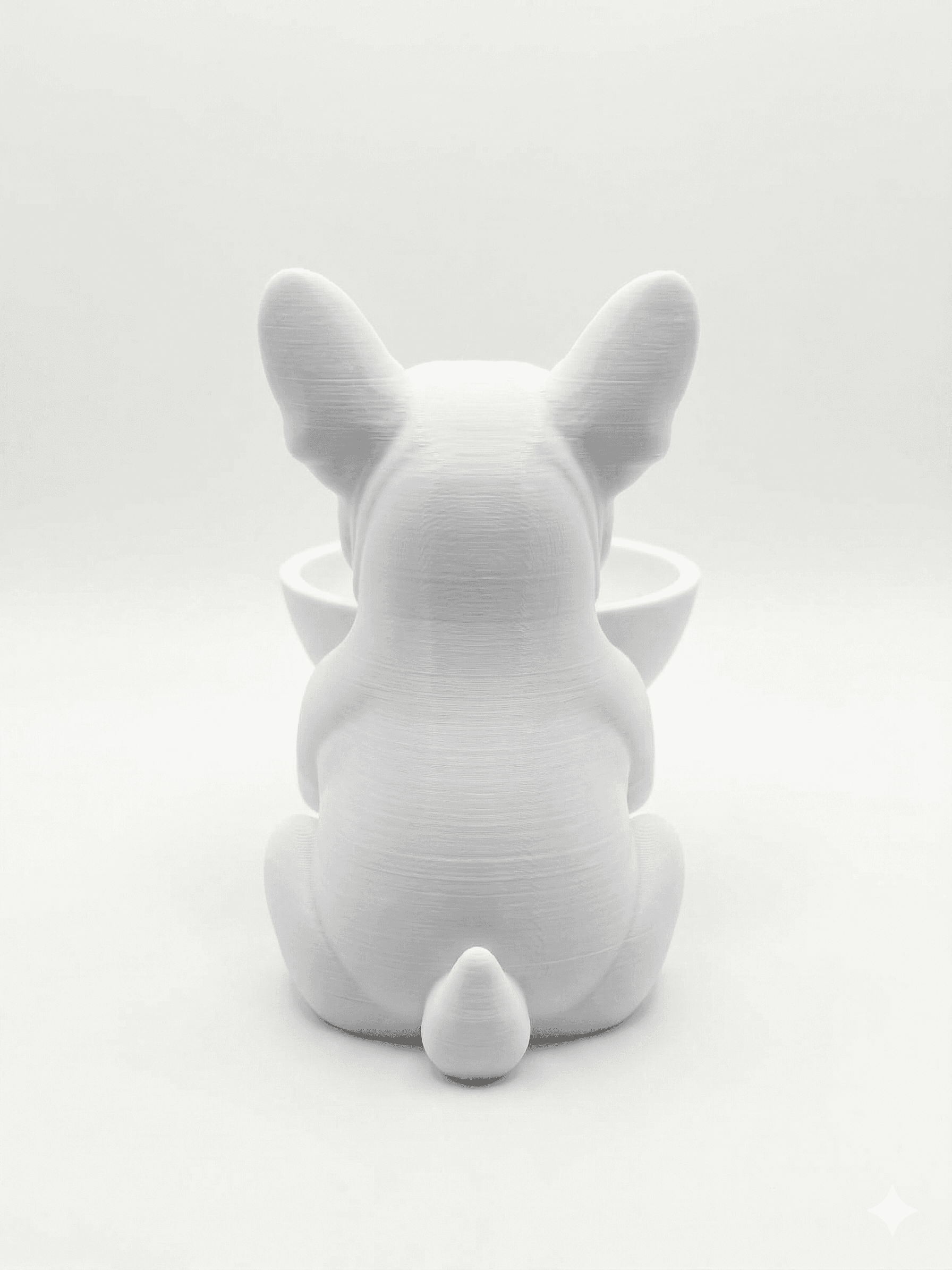 Buldogue Francês 3D — Trás